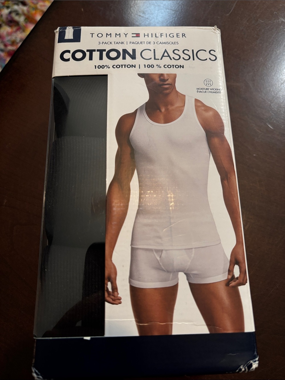Tommy Hilfiger 3 Pack Black Cotton Tanks NWT
